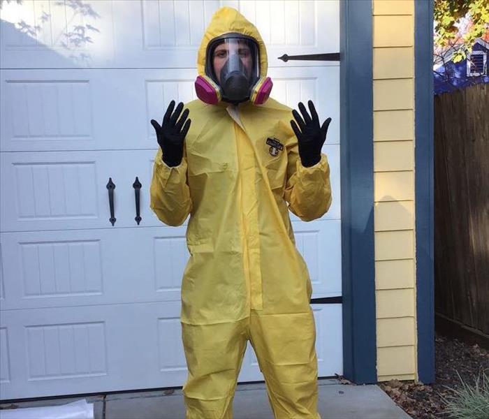 yellow ppe suit, gloves, respirator mask, bio near me, bio camino, bio in el dorado hills, blood bio, bio shingle springs