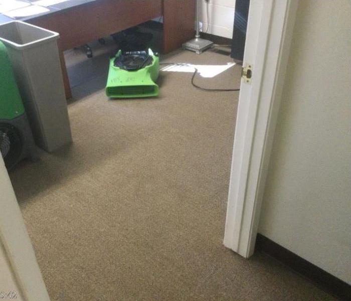 equipment drying carpet from water damage